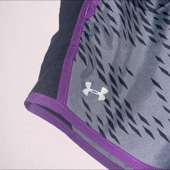 2/$20 purple/gray under armour athletic shorts - Picture 2 of 3